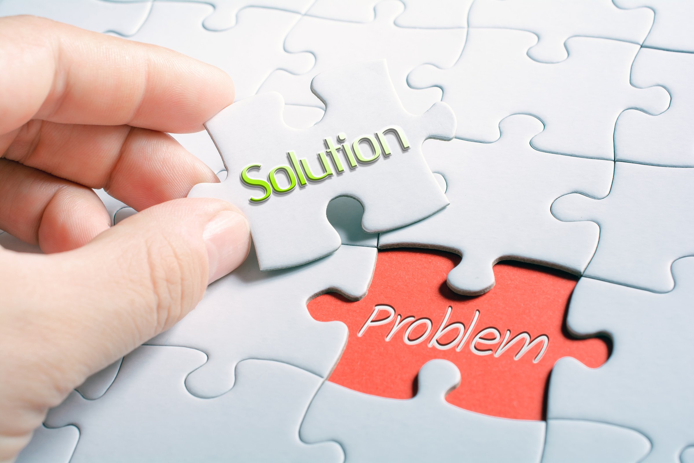 The Words Solution And Problem In Missing Piece Jigsaw Puzzle